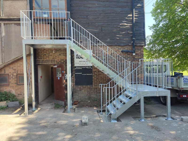 fire escape installation stanley turner pavilion